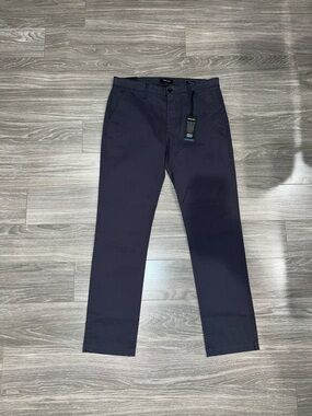 Men's Dark Navy Chino Pants - Kenneth Cole